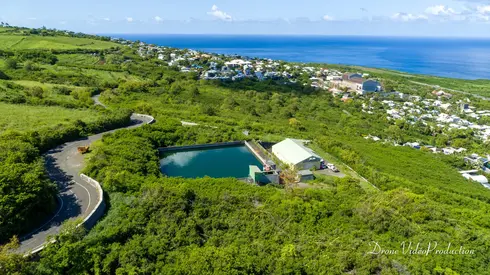 vue aérienne du réservoir RT8