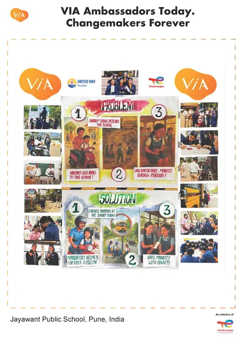 VIA Ambassadirs Today. Changemakers Forever. Jayawant Public School, Pune, India.