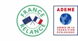 Logos ADEME et France Relance