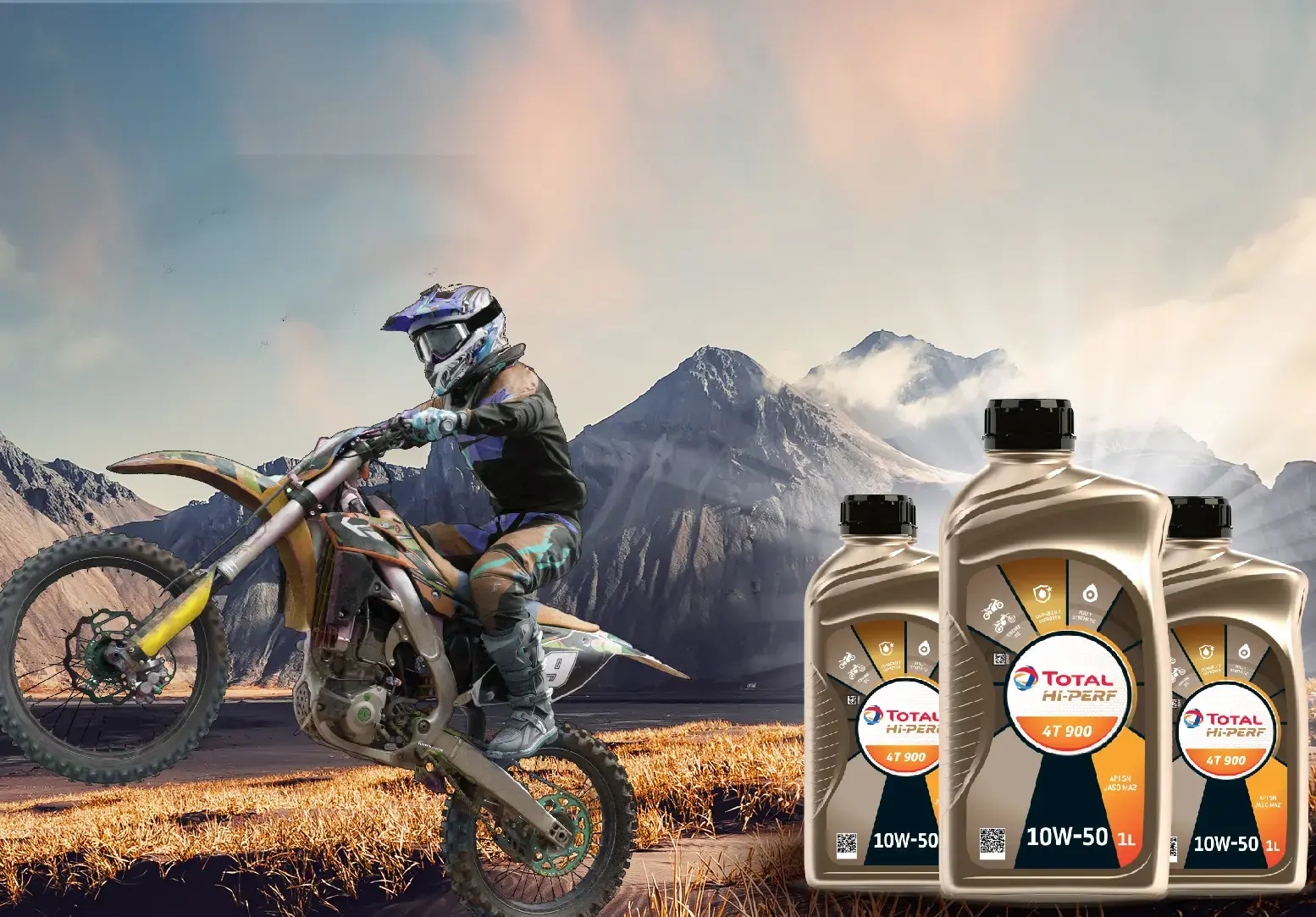 TOTAL HI-PERF 4T RACING 10W-50