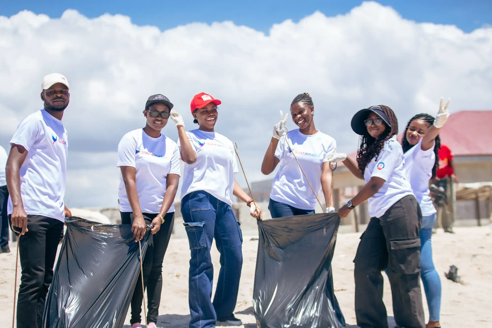 The beach cleanup exercise