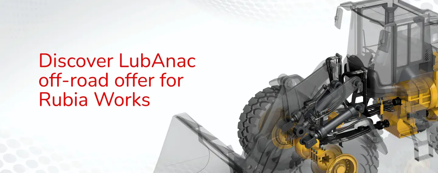 discover LubAnac off-road offer for Rubia Works