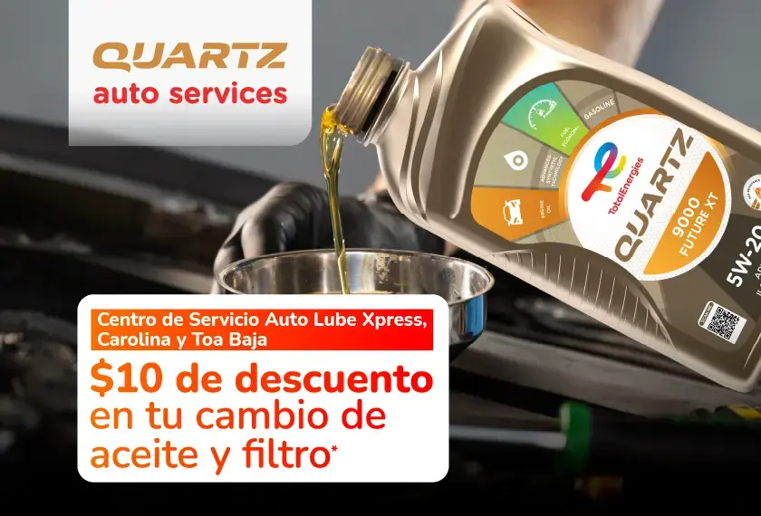 Oferta QAS Auto Lube Xpress Cambio de Aceite
