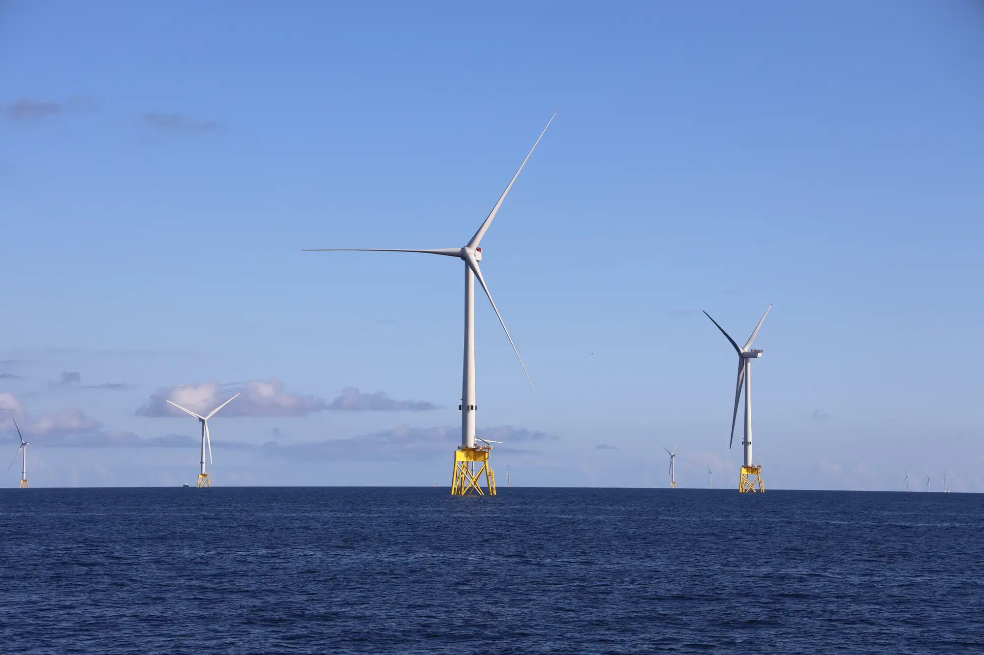 Seagreen offshore wind farm under construction, Scotland