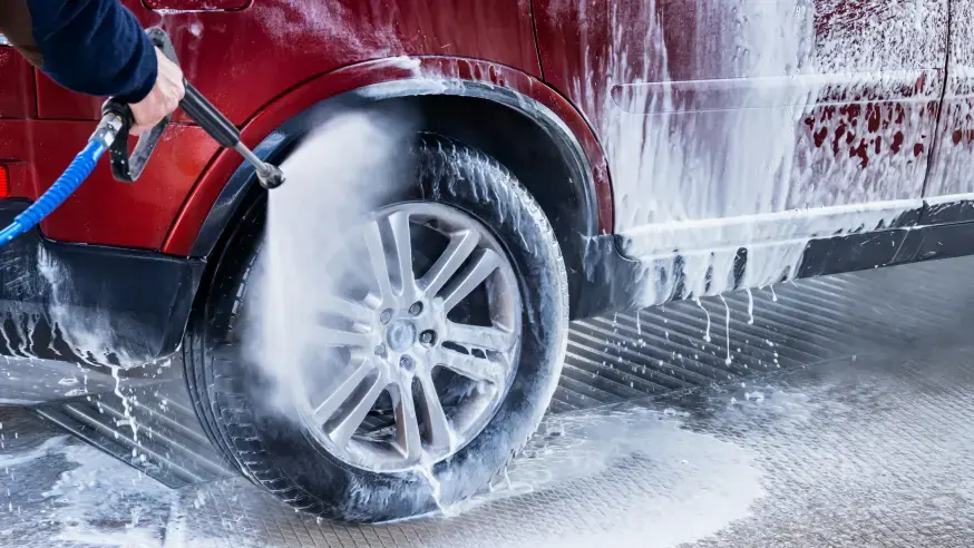Lavage en station