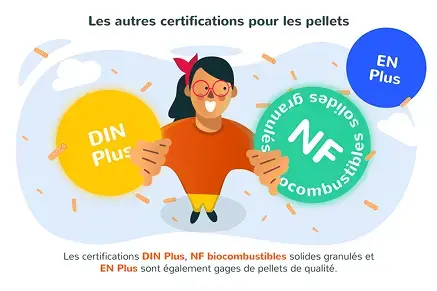Les autres certifications pour les pellets