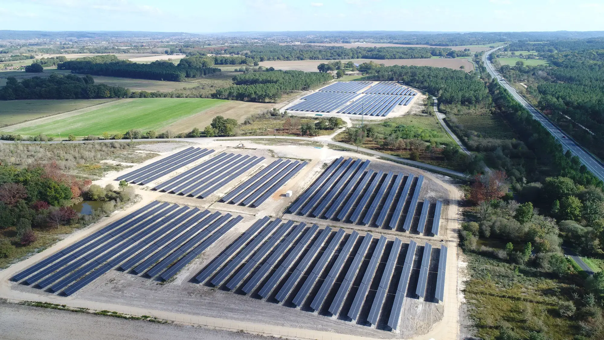 Parc photovoltaïque de La Croix en Dordogne