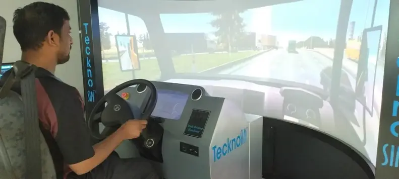 heavy vehicle simulator training