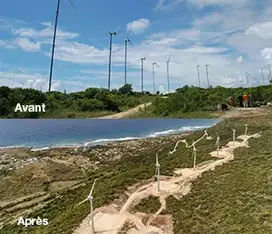 Repowering of La Montagne wind power plant (Guadeloupe)