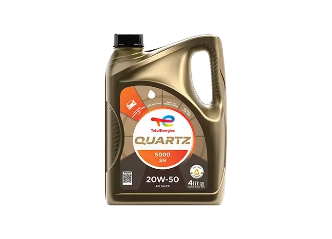 Car engine oil: Quartz 5000 SN 20W-50 4L
