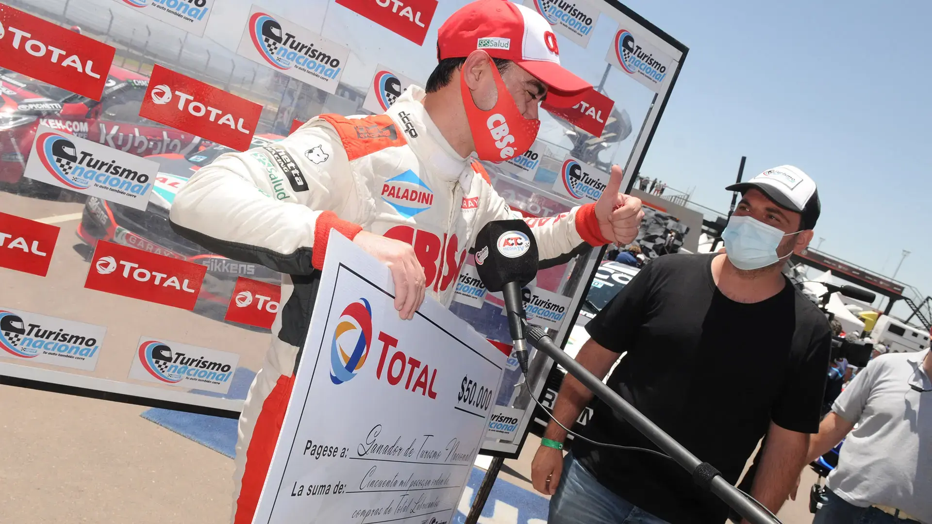Los ganadores del TN se llevaron una orden de compra de lubricantes TOTAL por $50.000