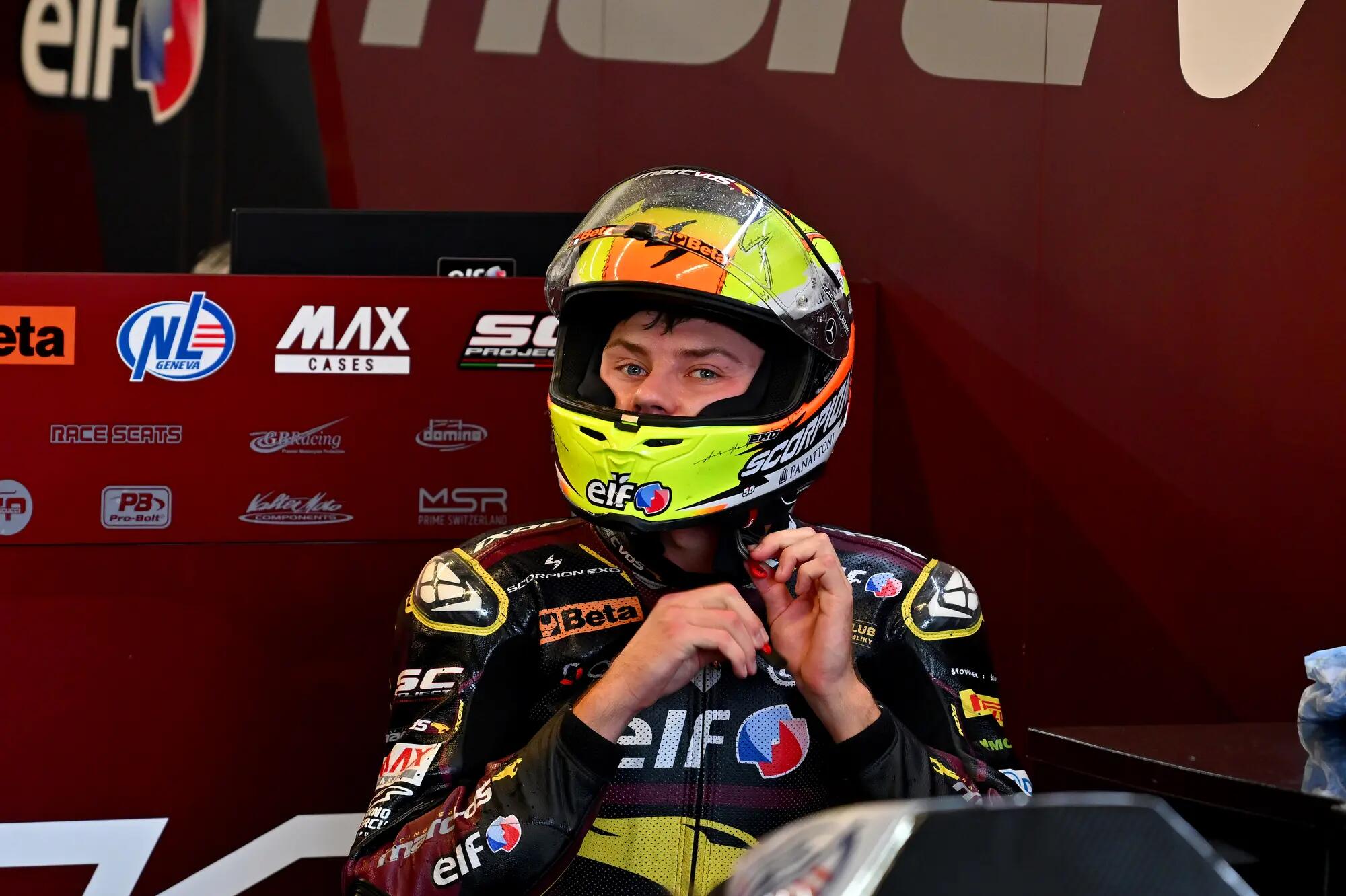 Filip Salač Cze Elf Marc VDS Racing Team Boscoscuro Moto2 GP USA 2025 (Circuit COTA) 27-30.03.2025