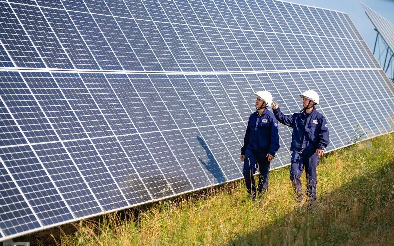 La Fénasse, Ground-mounted solar power plant developed by TotalEnergies Renewables France, located in the Hérault - France