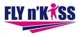 Logo association Fly and kiss