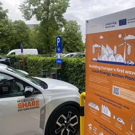 Îlot de recharge V2G à Gand