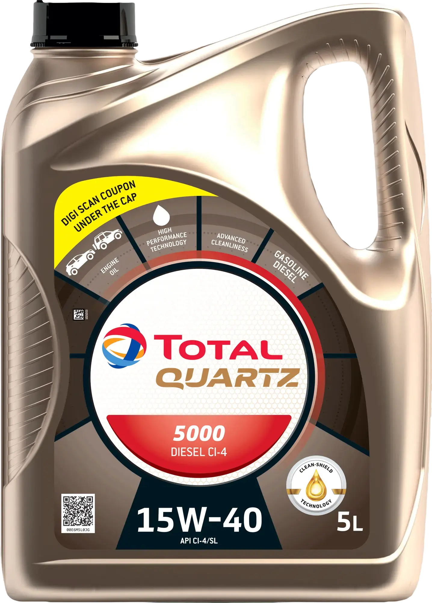 Automotive Lubricants - Cars - Our Products - QUARTZ Diesel 5000 15W40&nbsp;