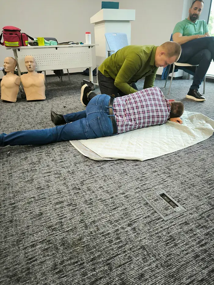 First Aid Training for the employees of TotalEnergies Marketing Bulgaria