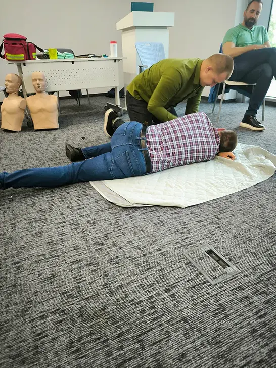First Aid Training for the employees of TotalEnergies Marketing Bulgaria