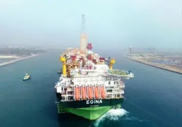 nigeria total starts up production of the giant egina field