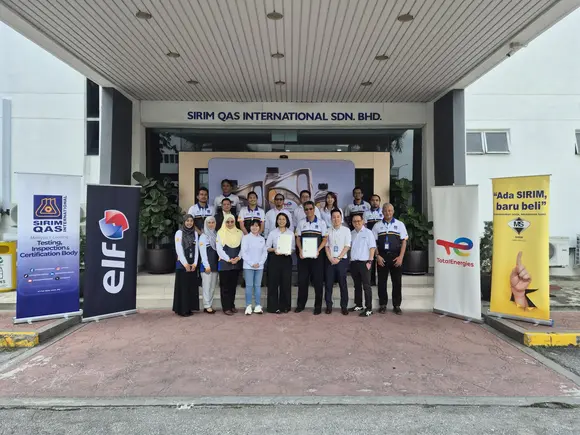TotalEnergies Marketing Malaysia Officially Obtains SIRIM Certification