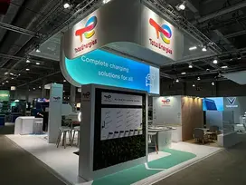 TotalEnergies stand at the Electric Vehicle Symposium in Oslo