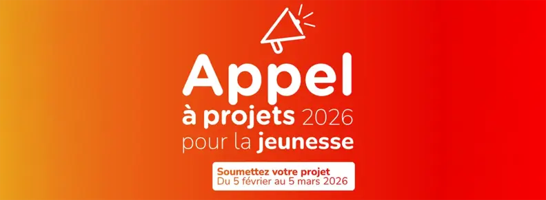 Cover Appel à projets 2026 pour la jeunesse - Soumettez votre projet