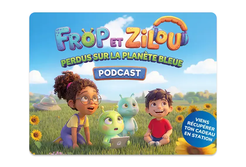 Podcast : FROP et ZILOU perdus sur la planète bleue - viens récupérer ton cadeau en station