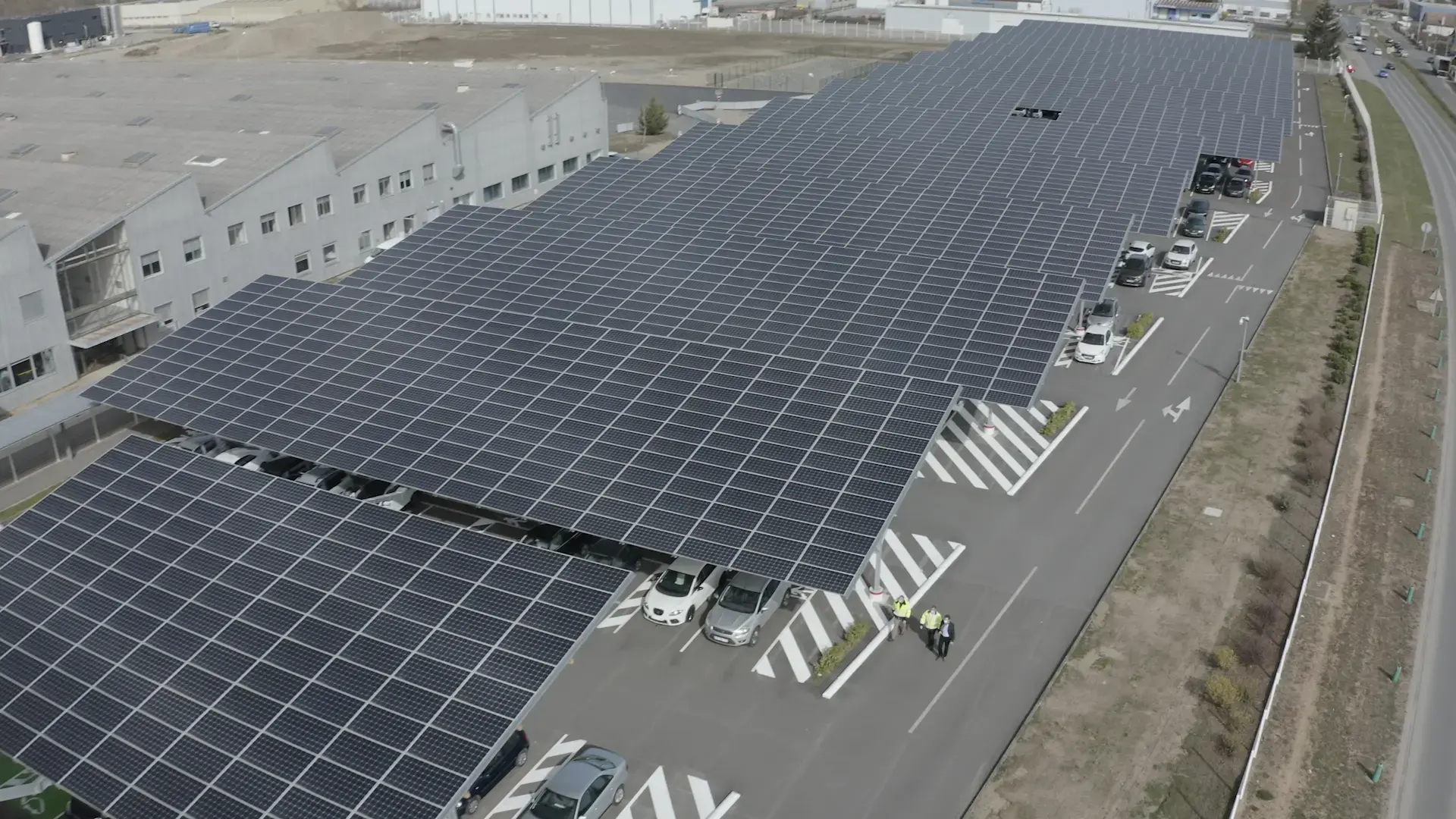 Solarization of the L'Oréal factory in Vichy