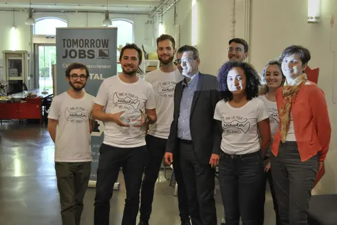 Remise de Trophée au Lauréat Tomorrow Jobs à Nancy
