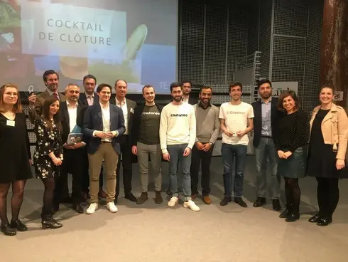 Photo de groupe Concours Total EDHEC Entreprendre