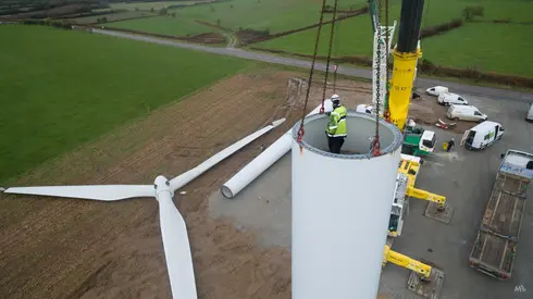 Dismantling of Goulien wind farm - Finistere