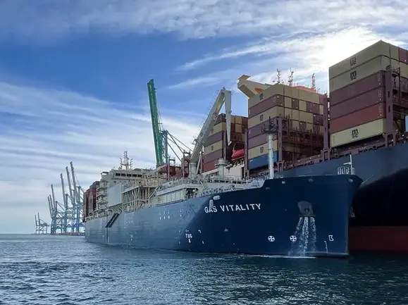 The Gas Vitality LNG Bunker Vessel Completes her 100th LNG Bunker Operation in Marseille, Southern France