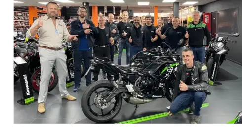 KAWASAKI NINJA 650 ELF VENT VERT
