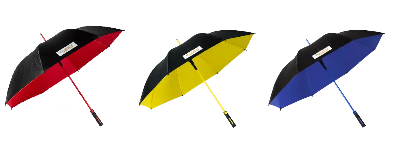 Umbrella gift 3 colors: red, yellow and blue