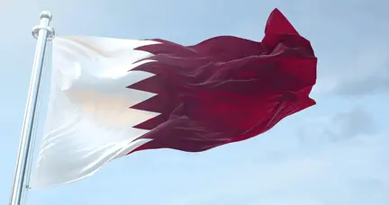 Qatar flag