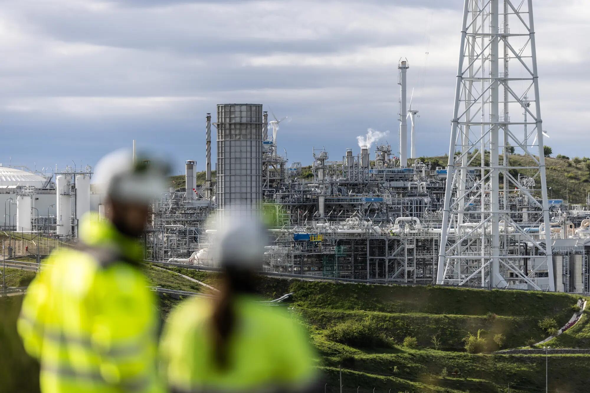 Tempa Rossa oil and gas site in Corleto Perticara, southern Italy