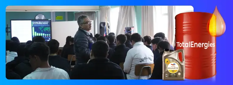 Charla técnica de TotalEnergies Chile sobre lubricación