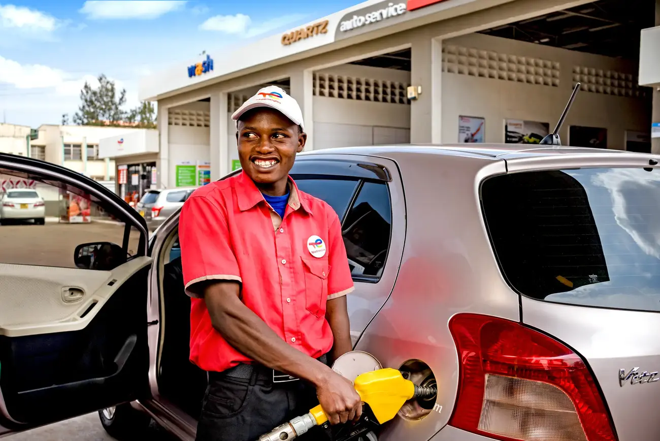 Station-service de Limuru Road au Kenya