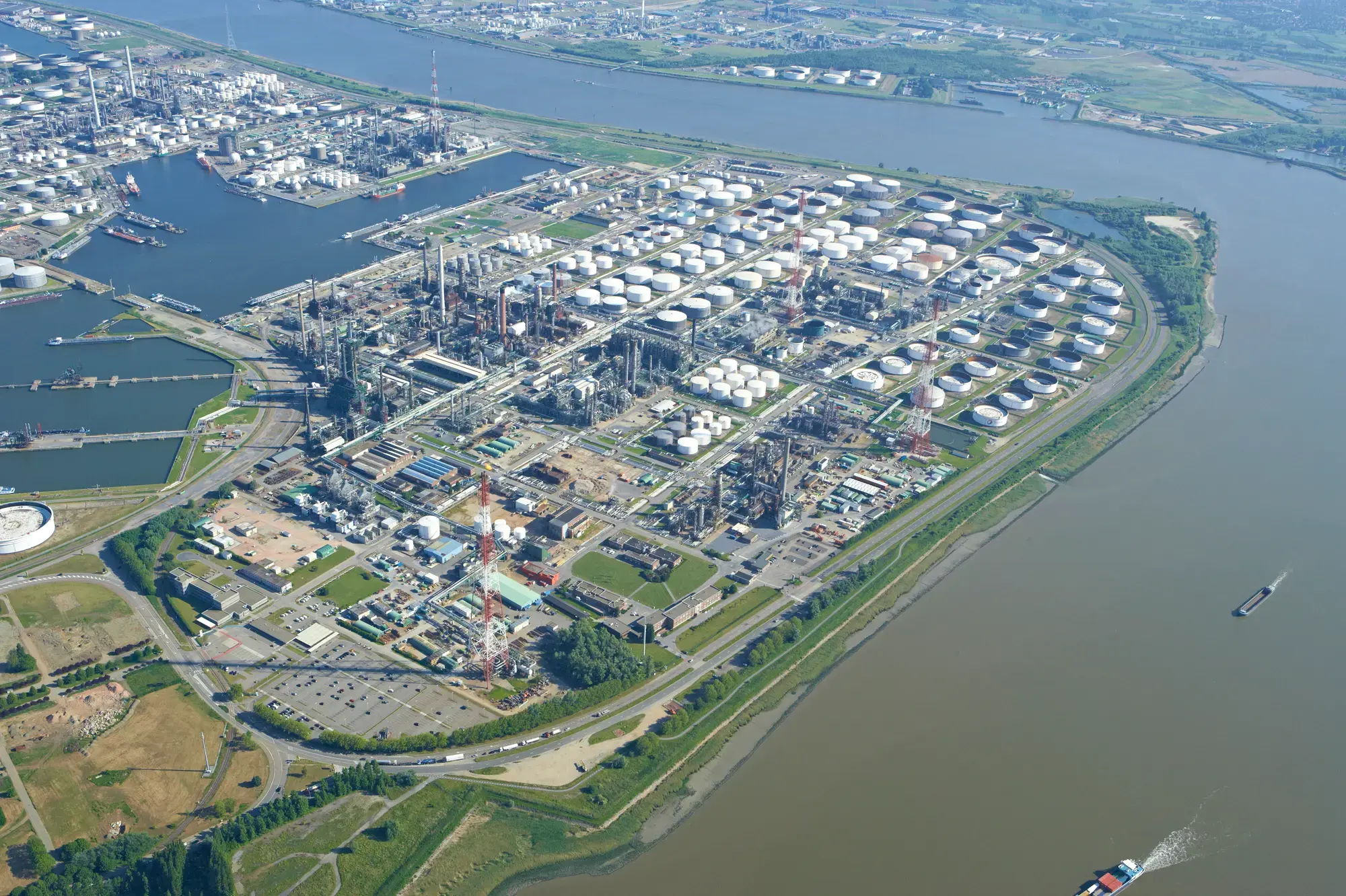 luchtfoto TotalEnergies