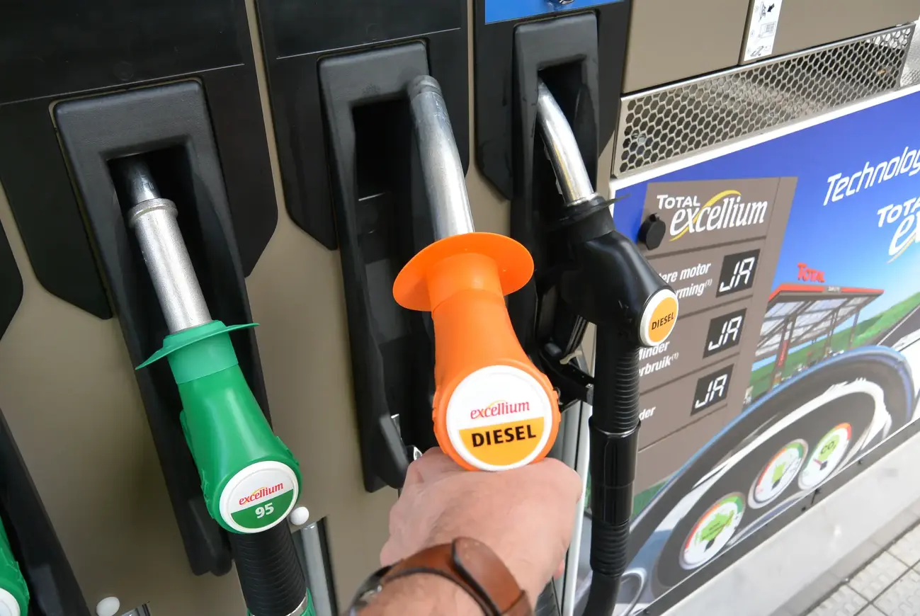 Total Excellium diesel aan de pomp
