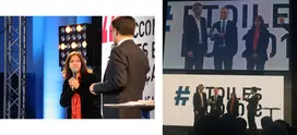 Isabelle &amp; Octime aux étoiles de l'économie 2018