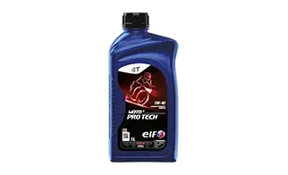 4 stroke motorcycle engine oil: ELF MOTO 4 PRO TECH 5W-40 1L