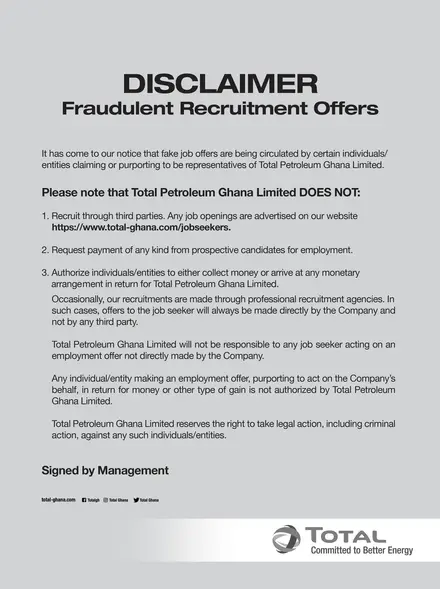 disclaimer
