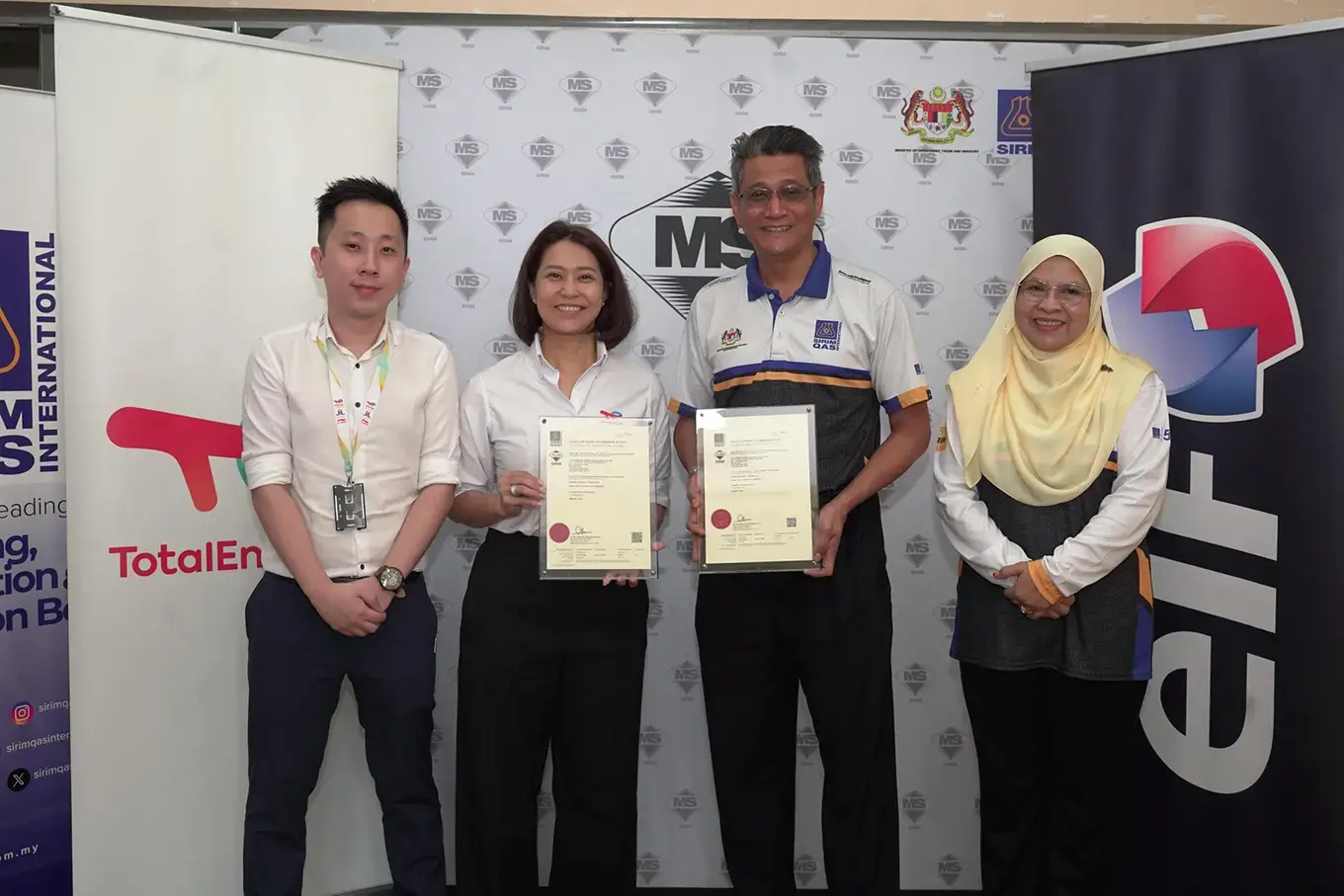 TotalEnergies Marketing Malaysia Officially Obtains SIRIM Certification