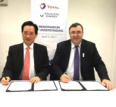 TOTAL AND PAVILION ENERGY INK MOU ON LNG BUNKERING COOPERATION