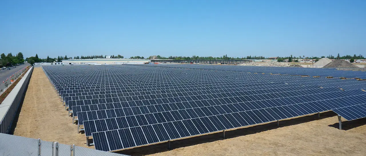 Sealer Air - ground mounted on site solar installation - DG USA