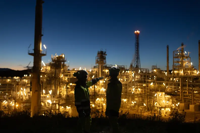 Tempa Rossa oil and gas site in Corleto Perticara, southern Italy