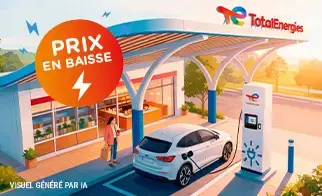 Le prix de la recharge baisse dans certaines de nos stations-service !