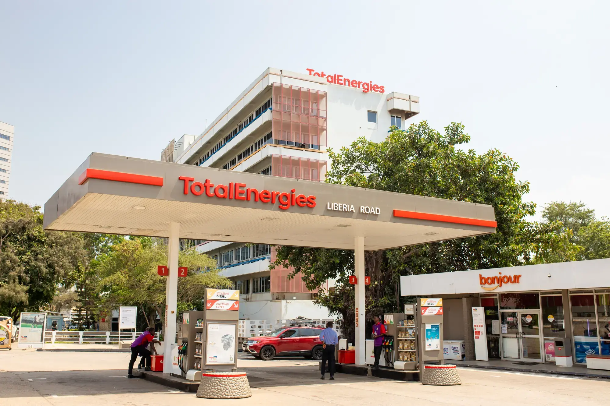 TotalEnergies Ghana service station