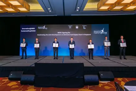 MOU Signing for Accelerating the Joint Development on Ammonia Fuel Supply Chain in Singapore